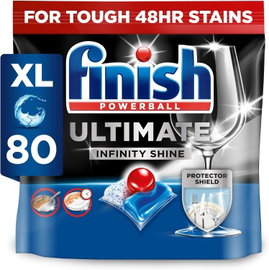 FINISH ULTIMATE INFINITY SHINE KAPSUŁKI DO ZMYWARKI 80 SZTUK Z NIEMIEC