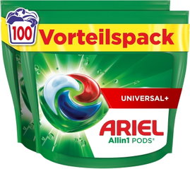 ARIEL PODS KAPSUŁKI DO PRANIA ALL IN 1 ZESTAW 2 X 50 PRAŃ