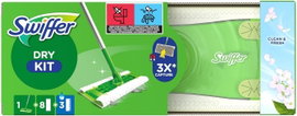 SWIFFER ZESTAW PODSTAWOWY MOP + 8 SUCHYCH ŚCIERECZEK + 3 MOKRE