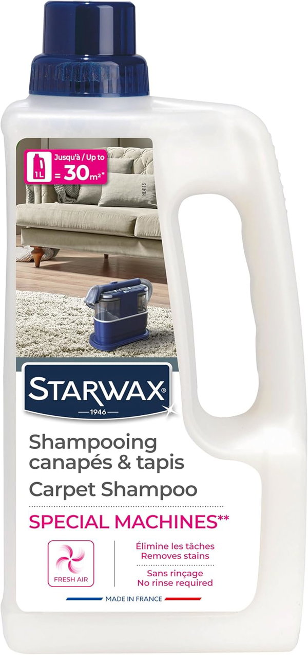 STARWAX SZAMPON DO PRANIA DYWANÓW I SOF 1L DO MASZYN PIORĄCYCH