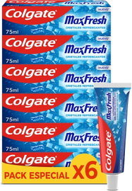 COLGATE MAX WHITE PASTA DO ZĘBÓW Z KRYSZTAŁKAMI ZESTAW 6 X 75 ML