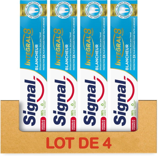 SIGNAL INTEGRAL 8 BLANCHE PASTA DO ZĘBÓW 4 X 75 ML