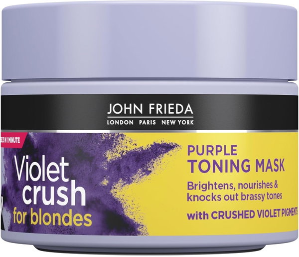 JOHN FRIEDA PURPLE TONING MASK TONIZUJĄCA MASKA DO WŁOSÓW BLOND 250ML
