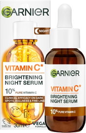 GARNIER ROZJAŚNIAJĄCE SERUM NA NOC WITAMINA C 10% 30 ML