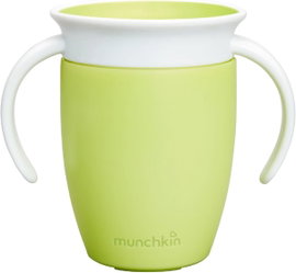 MUNCHKIN MIRACLE 360 KUBEK NIEKAPEK Z UCHWYTAMI 6M+ 207ML