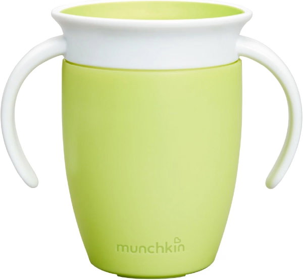 MUNCHKIN MIRACLE 360 KUBEK NIEKAPEK Z UCHWYTAMI 6M+ 207ML