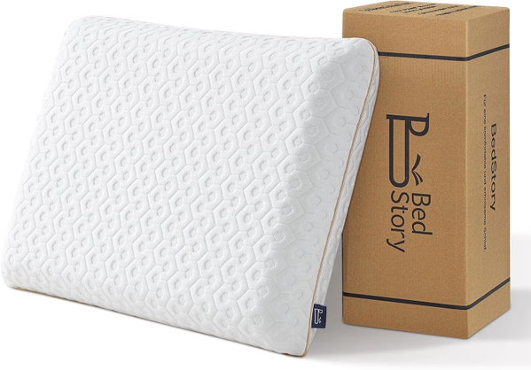 BEDSTORY ŻELOWA PODUSZKA Z PIANKI MEMORY 60 X 40 X 10 CM SEN NA BOKU