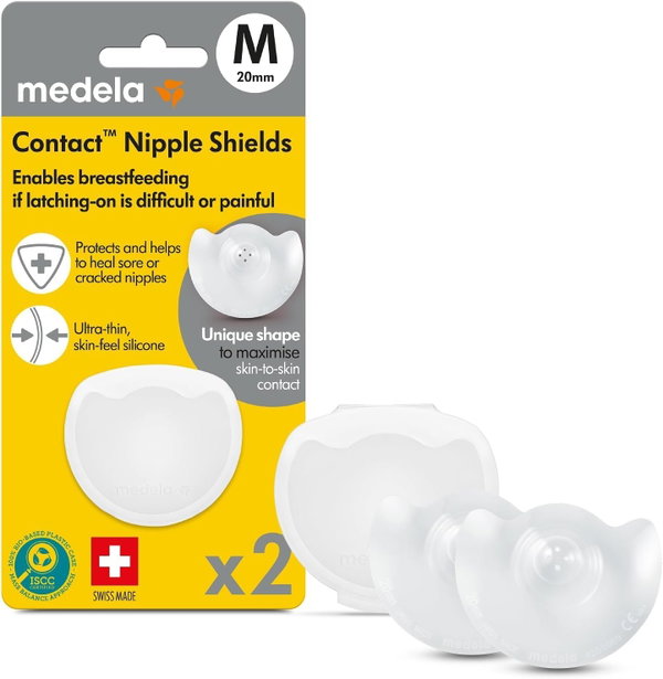 MEDELA SILIKONOWY OCHRANIACZ NA BRODAWKI SUTKOWE 2 SZTUKI