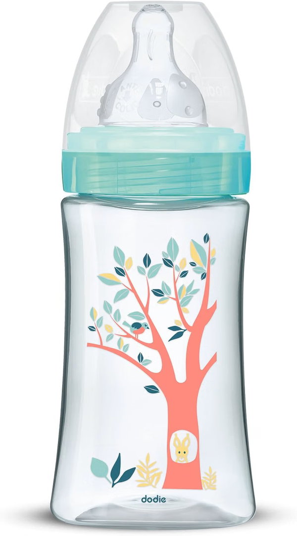 DODIE BUTELKA ANTYKOLKOWA DLA DZIECI 0M - 6M 270ML