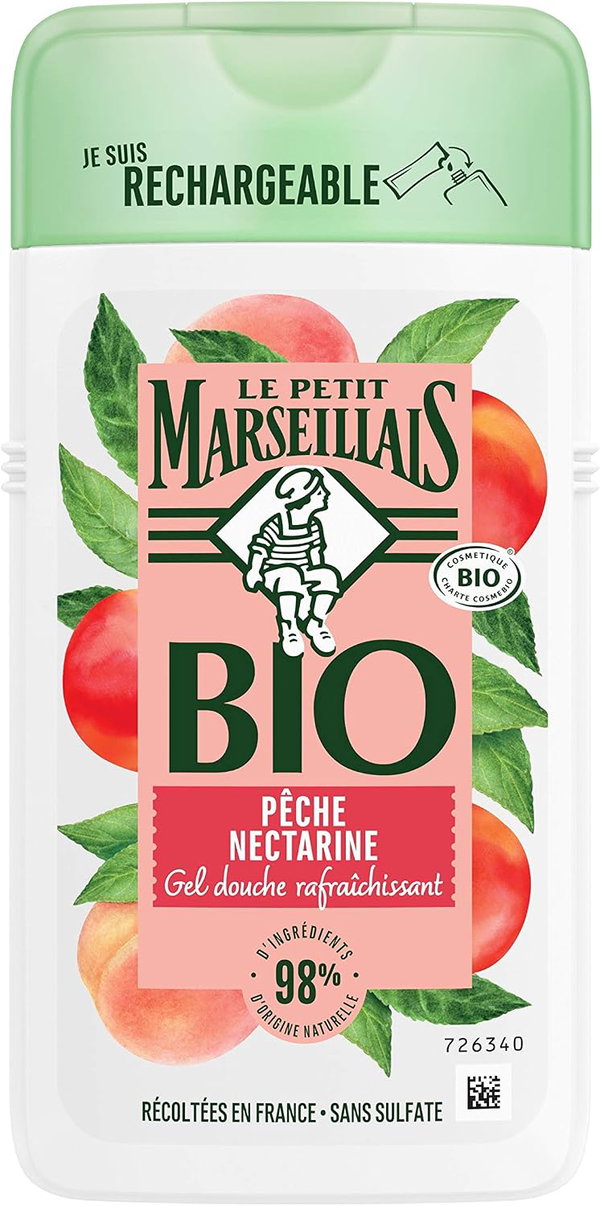 LE PETIT MARSEILLAIS BIO ŻEL POD PRYSZNIC BRZOSKWINIA I NEKTARYNKA 250ML