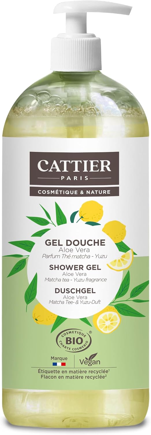 CATTIER WEGAŃSKI ŻEL POD PRYSZNIC MATCHA TEE & YUZU 1000ML