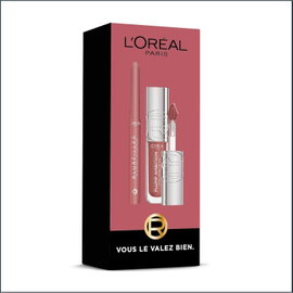 LOREAL PARIS LIP KIT ZESTAW DO UST KONTURÓWKA+OLEJEK 601 WORTH IT
