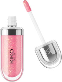 KIKO MILANO 3D HYDRA NAWILŻAJĄCY BŁYSZCZYK Z EFEKTEM 3D SPARKLING HIBISCUS PINK