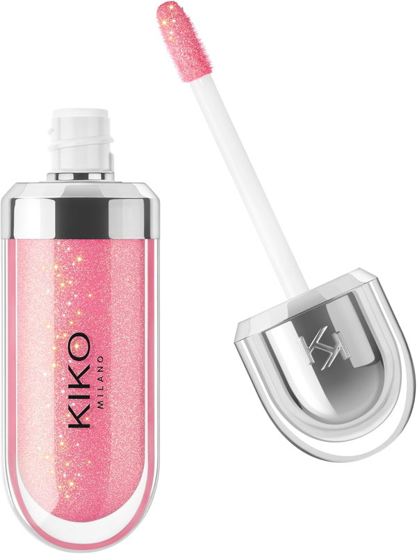 KIKO MILANO 3D HYDRA NAWILŻAJĄCY BŁYSZCZYK Z EFEKTEM 3D SPARKLING HIBISCUS PINK