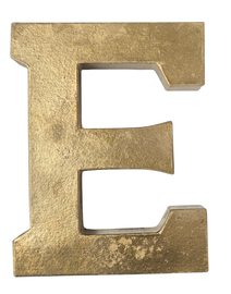 DECOPATCH AC856C LITERA DUŻA "E" 20 CM KOLOR ZŁOTY