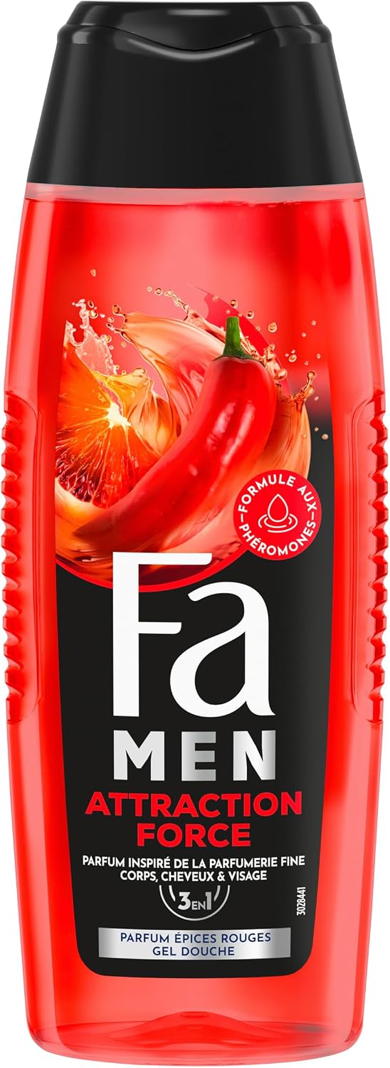 FA MEN ATTRACTION FORCE ŻEL POD PRYSZNIC DLA MĘŻCZYZN Z FEROMONAMI 250 ML