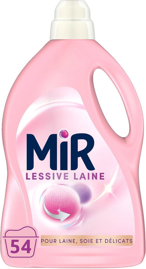 MIR LAUNDRY LIQUID WOOL PŁYN DO PRANIA DELIKATNYCH UBRAŃ 54 PRANIA 2,7L