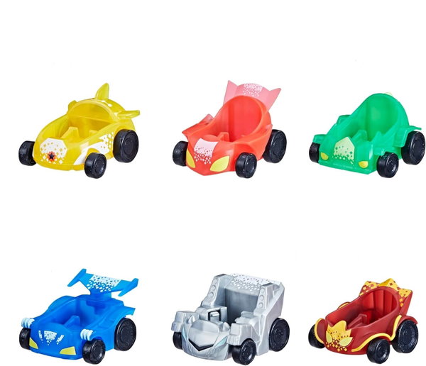 PJ MASKS KOLEKCJA POWER HEROES RACER ZESTAW AUT 6 SZTUK