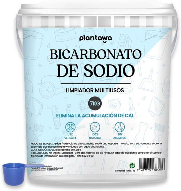PLANTAWA SODA OCZYSZCZONA DO SPRZĄTANIA W DOMU 7KG ODPLAMIA WYBIELA