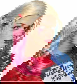 RUBIES PERUKA DAMSKA HARLEY QUINN OFICJALNA DC