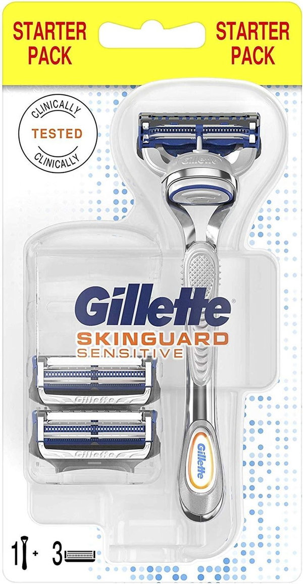 GILLETTE SKINGUARD SENSITIVE GOLARKA + 2 WKŁADY