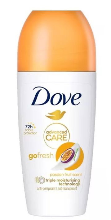DOVE ADVANCED CARE GO FRESH MARAKUJA DEZODORANT W KULCE 72H 50 ML