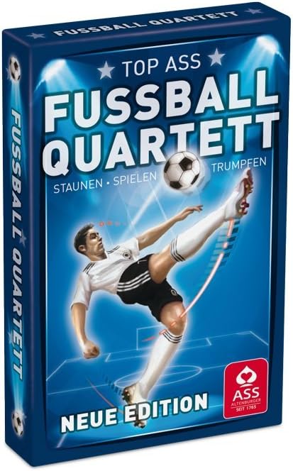 TOP ASS FUSSBALL QUARTETT PIŁKARSKA GRA KARCIANA JĘZYK NIEMIECKI
