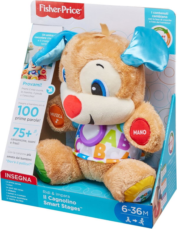 FISHER PRICE FPM51 SZCZENIACZEK UCZNIACZEK WERSJA WŁOSKA NIE DZIAŁA