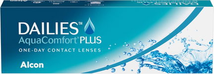 DAILIES AQUA COMFORT PLUS SOCZEWKI KONTAKTOWE JEDNODNIOWE 30 SZTUK +3,25