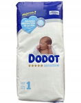DODOT PIELUCHY JEDNORAZOWE ROZM.1 2-5KG 46 SZTUK