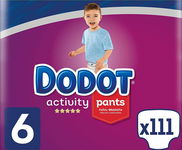 DODOT ACTIVITY PIELUCHOMAJTKI ROZM.6 15+KG 111 SZT WYPRZEDAŻ