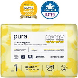 PURA PIELUSZKI JEDNORAZOWE ROZM.1 2-5KG 15 SZT WYPRZEDAŻ