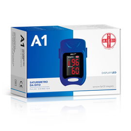 AIESI PROFESJONALNY PULSOKSYMETR NAPALCOWY LED