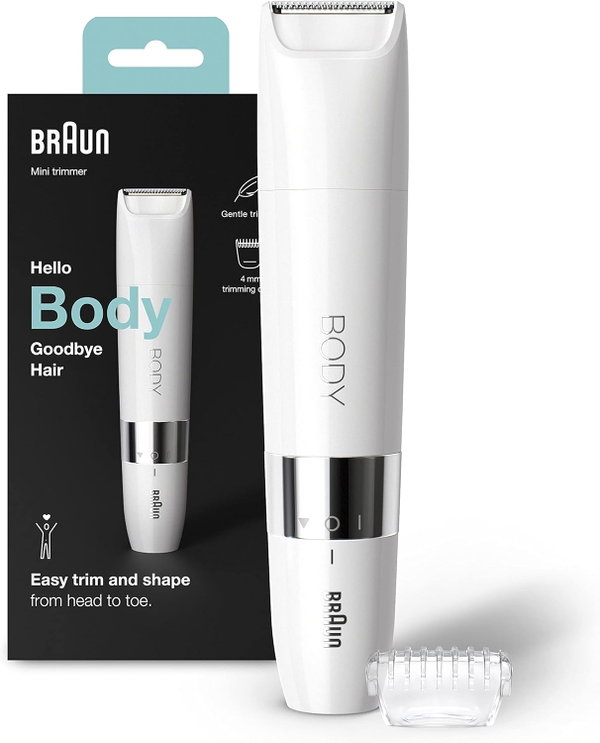 BRAUN MINI TRYMER GOLARKA DO CIAŁA NA BATERIE
