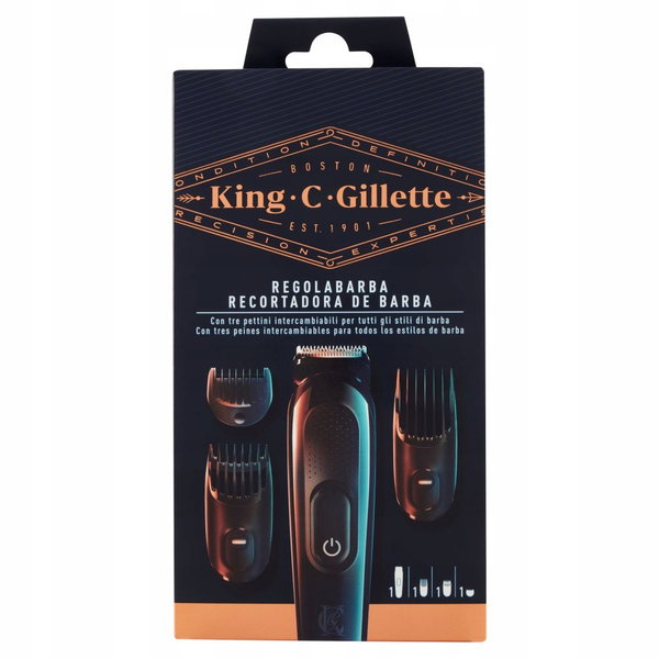 KING C GILLETTE TRYMER DO BRODY + KOŃCÓWKI