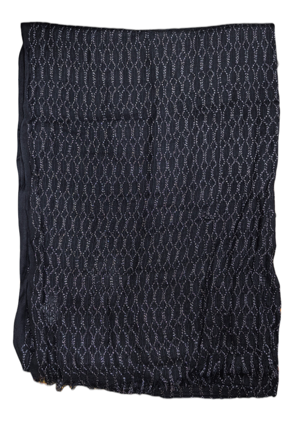 OVS SZAL DAMSKI CZARNO - SREBRNY JESIEŃ / ZIMA ROZM. 70 X 185 CM