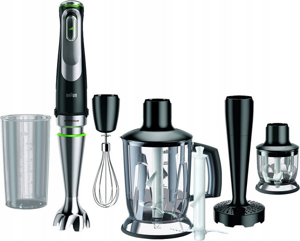 Blender ręczny przenośny mikser rozdrabniacz 1200W Braun MQ9147X (NK)