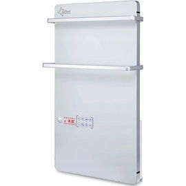 Grzejnik łazienkowy dekoracyjny szklany białe szkło SUNTEC Wellness 2000W N