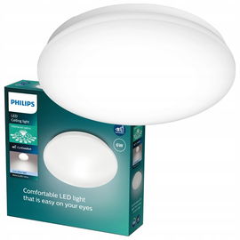 Lampa sufitowa natynkowa LED 6W 4000K Biała 22cm MOIRE PHILIPS (N)