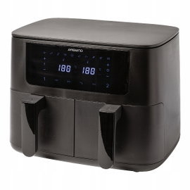Frytkownica Beztłuszczowa 2x4l kosz Air Fryer AMBIANO GT-DAF-02 (NK)