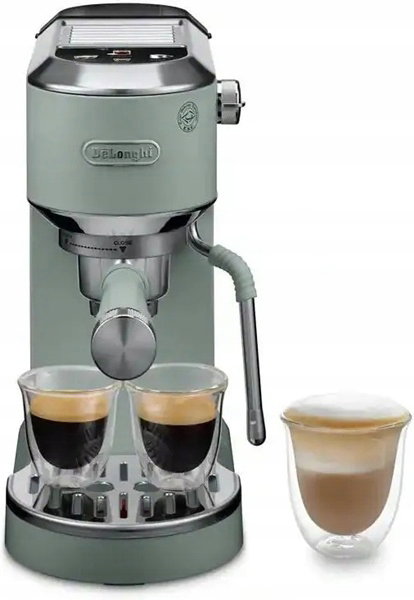 Ciśnieniowy Ekspres kolbowy do kawy spieniacz Dedica Duo DeLonghi EC890GR P