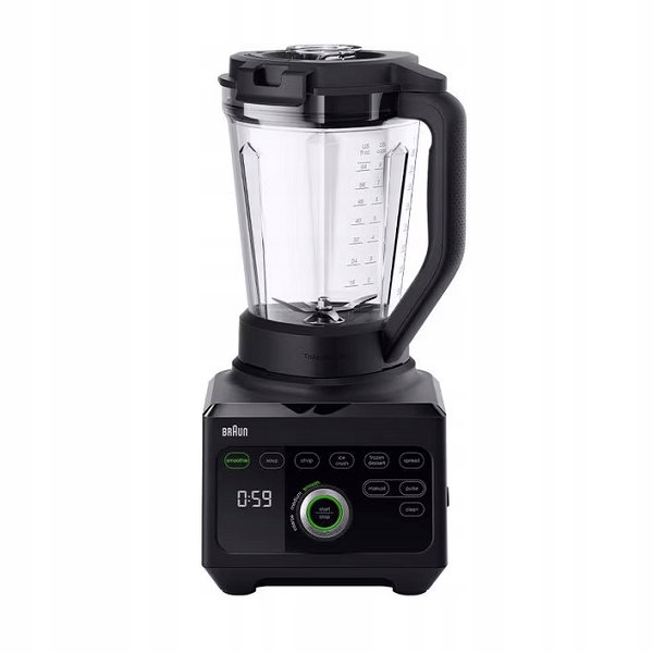 Blender Kielichowy Mocny duży 1600W 2L Braun PowerBlend 9 JB9040 BK (P)