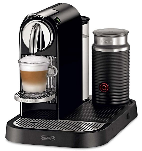 Ekspres do kawy na kapsułki Nespresso spieniacz DeLonghi EN266.BAE (P)