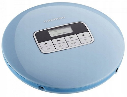 Discman Odtwarzacz CD/MP3 WMA GRUNDIG GCDP8000 niebieski (P)
