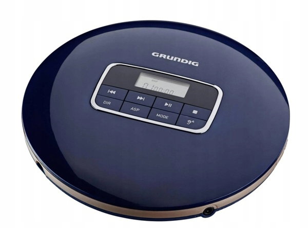 Discman Odtwarzacz CD/MP3 WMA GRUNDIG GCDP8000 granatowy (P)