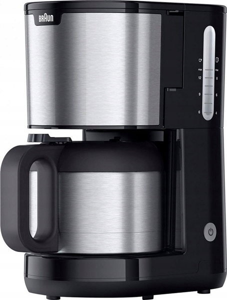 Ekspres do kawy przelewowy 1,2 l 9 filiżanek Braun PurShine KF1505 BK (NK)