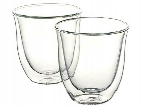 Szklanki termiczne do Cappuccino DeLonghi 2x190 ml DLSC311