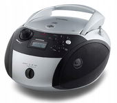 Boombox Radio GRUNDIG GRB 3000 BT CD MP3 USB BT srebrny (P)