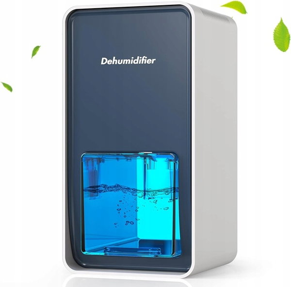 Osuszacz Odwilżacz powietrza Mini oświetlenie LED 1,2 l KIUMO CS03WH (N)