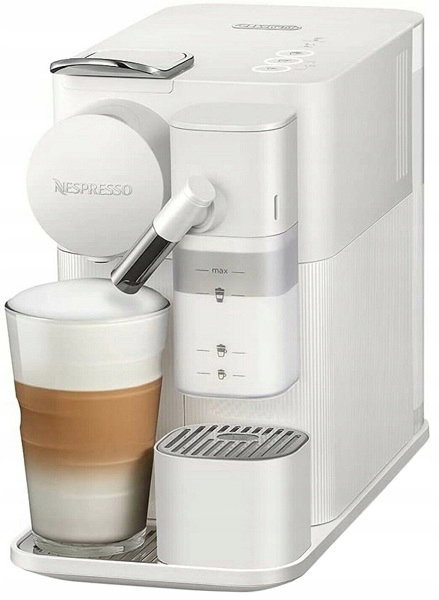 Ekspres do kawy na kapsułki Nespresso DeLonghi EN510.W Latissima One (P)